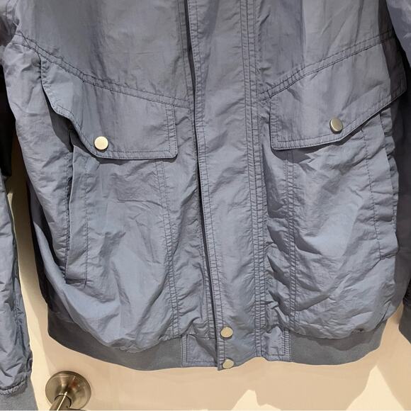 Zara Man Light Blue Lightweight Jacket Sz Large - Picture 3 of 9